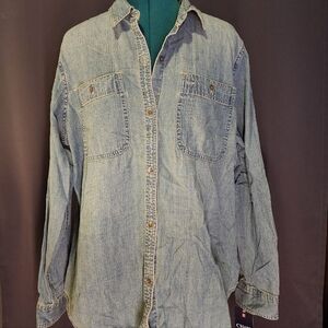 Chaps Blue Denim Shirt